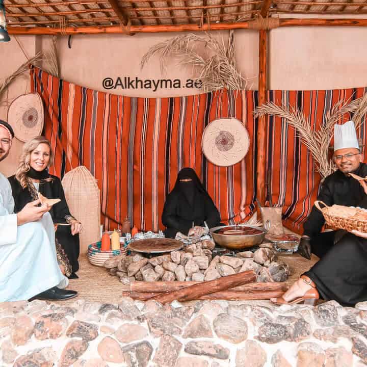 Ethnic Emirati Cuisine at Al Khayma Heritage House